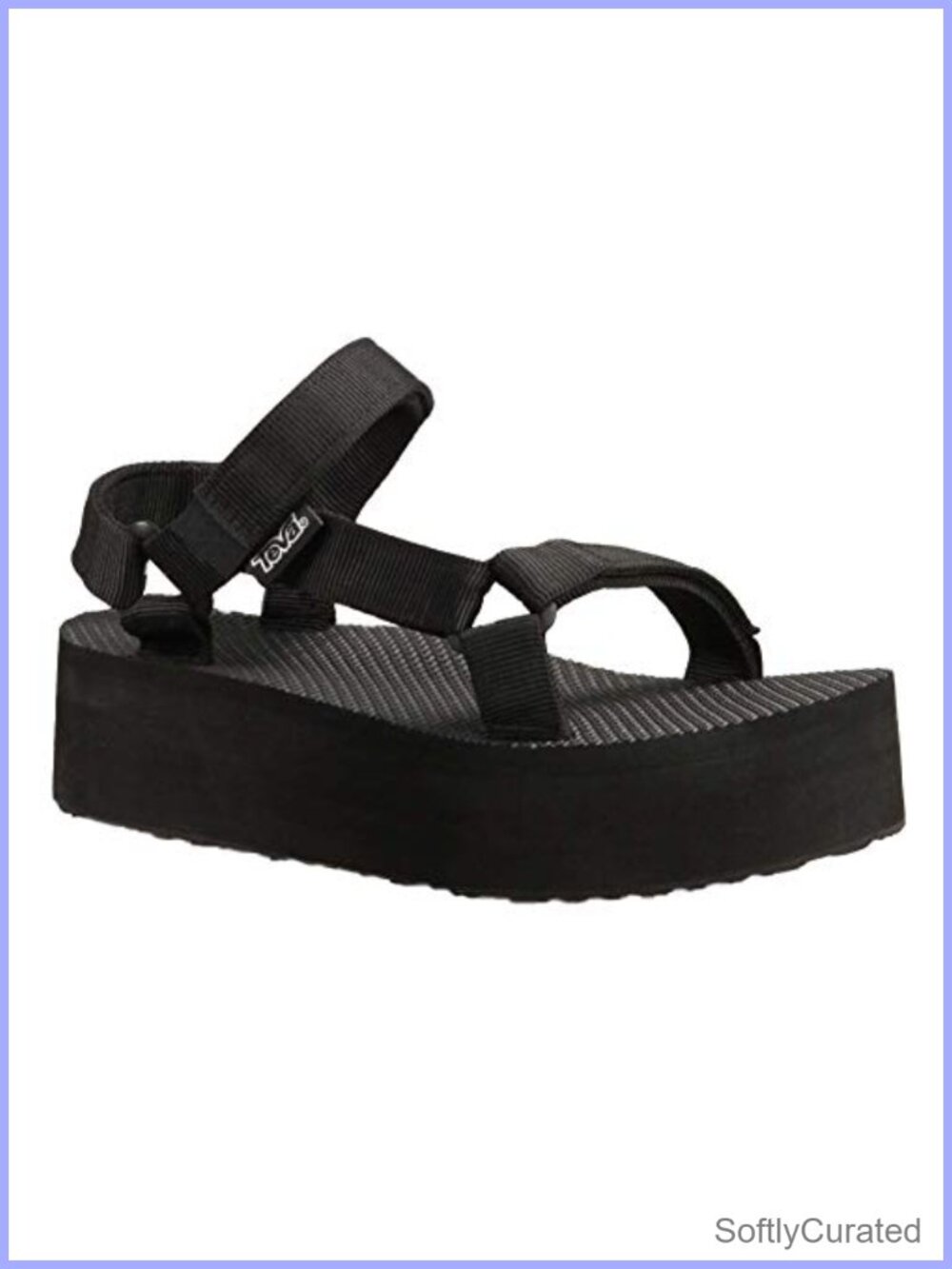Platform Sandal Strappy Hook & Loop Casual Outdoor Summer